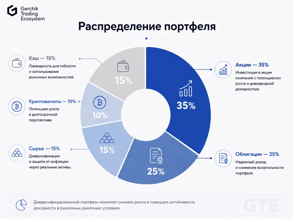 распределение портфеля