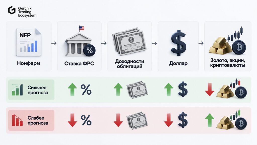 Nonfarm Payrolls для финансовых рынков